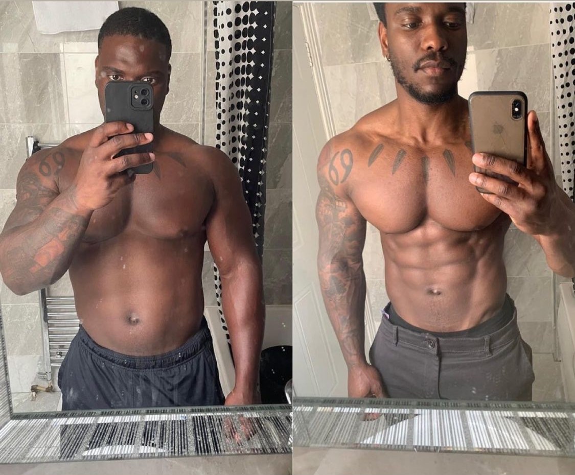 Client transformation 1: before and after